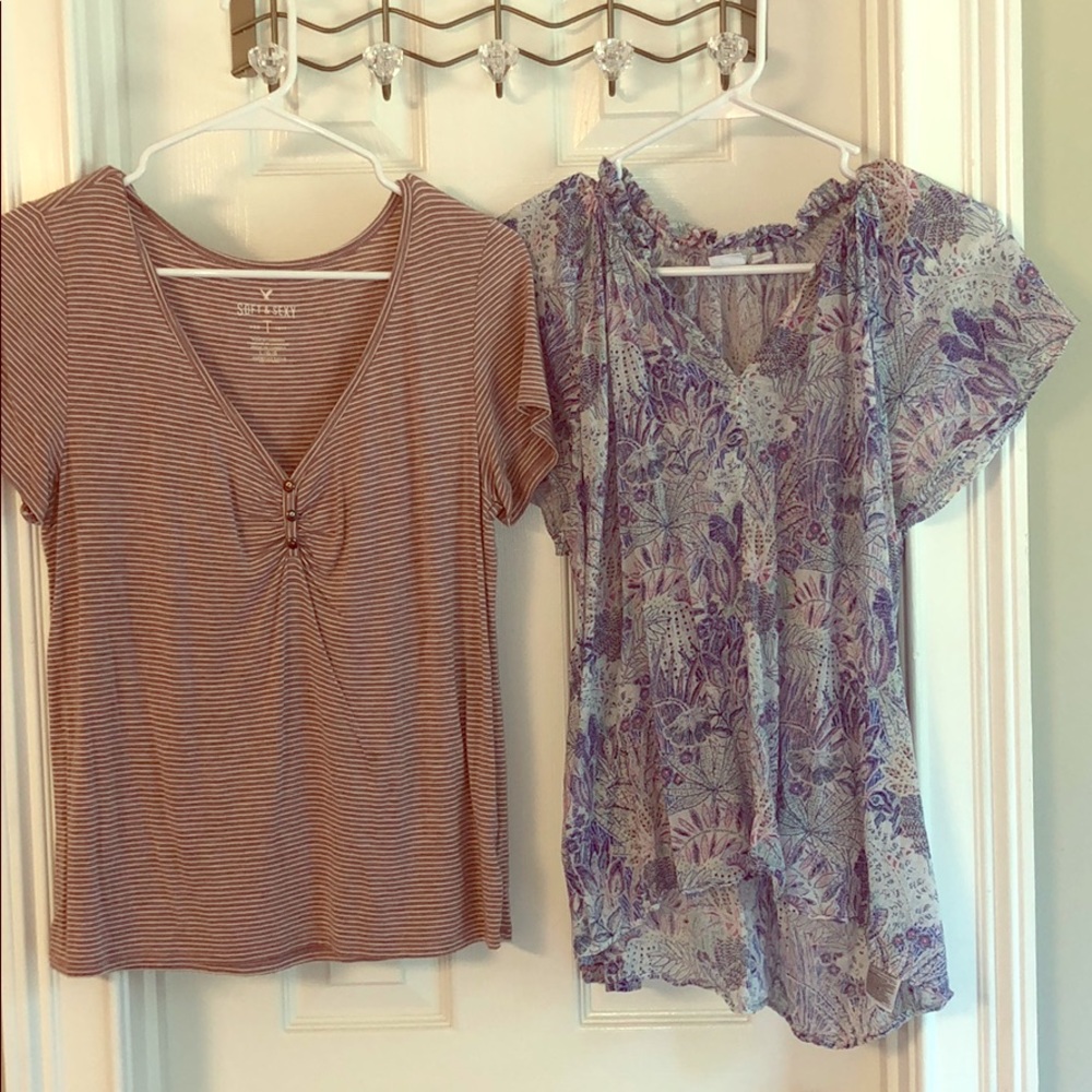 Bundle of 2 size Large tops
